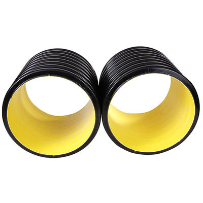 ISO9001 لوله های زهکشی HDPE لوله های راه راه 200 میلی متر 300 میلی متر