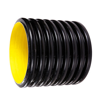 SN8 DN300 لوله های زهکشی HDPE آب باران لوله فاضلاب HDPE 6M طول
